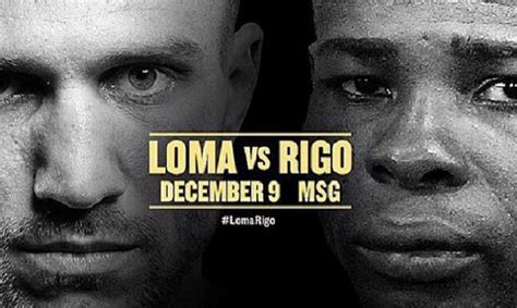 Loma vs Rigo: The Fight City Picks.